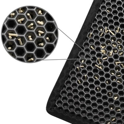 SGS 75cm Machine Washable Cat Litter Mat Honeycomb Chewy