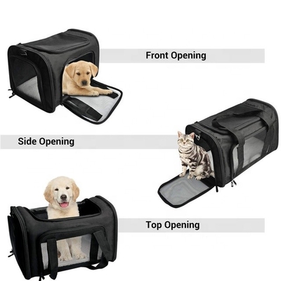 Oxford 10.6in Dog Carrier Airline Approved 17in Foldable Travel Dog Crate