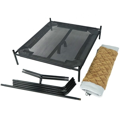 Breathable 600D Elevated Canopy Dog Bed 32in Outdoor Dog Tent Bed