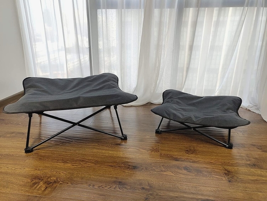 600D Collapsible Elevated Dog Bed 90cm Folding Dog Camp Bed