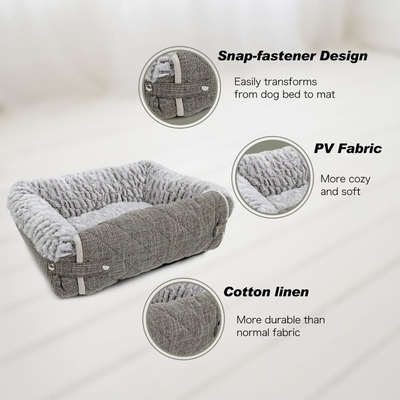 OEM 90cm Orthopedic Foam Crate Pad Nonslip Indoor Cushion
