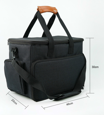 Waterproof 30cm Travel Dog Food Bag Cationic Polyester