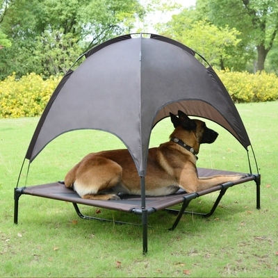 Cooling 80kg Large Dog Tent Bed SGS Folding Camping Dog Bed