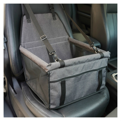 Blue 45cm Pet Car Booster Seat SGS Dog Car Seat Basket