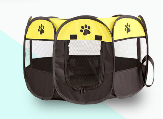 58cm 38cm Dog Playpen Fence Tent Foldable Metal Wire