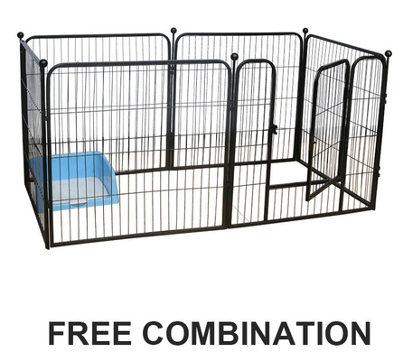 120cm 6 Tablets Dog Playpen Barrier SGS Dog Cage Fence Indoor