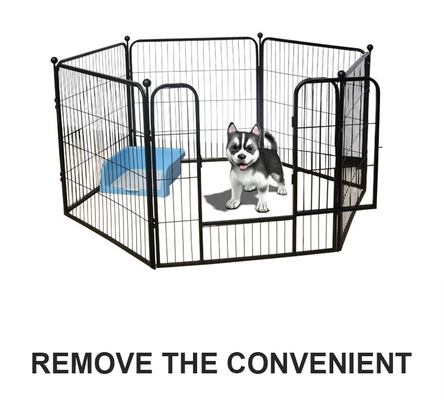 120cm 6 Tablets Dog Playpen Barrier SGS Dog Cage Fence Indoor