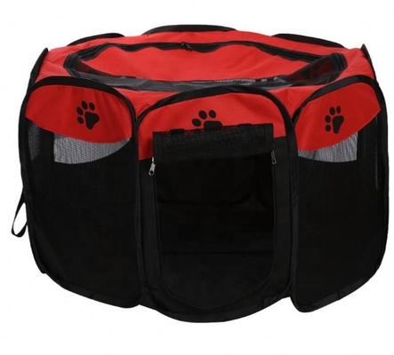 Breathable 0.8kg Dog Playpen Tent SGS Heavy Duty Portable Wire Dog Playpen