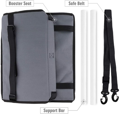 SGS 1.05kg Portable Pet Car Booster Seat Zipper Large Dog Car Seat