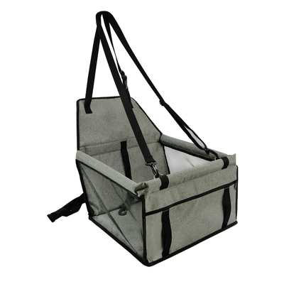 SGS 1.05kg Portable Pet Car Booster Seat Zipper Large Dog Car Seat