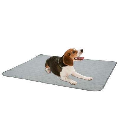 90cm 100cm 4 Layer PET Pee Pad , Water Absorbent Dog Food Mats