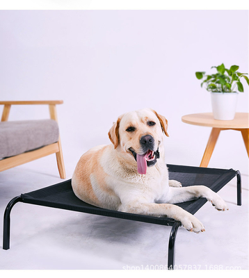 SGS 80cm Foldable Raised Dog Bed Cot Breathable 600D PVC