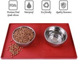 Non Slip 40cm Waterproof Pet Mat BPA Free 100% Silicone