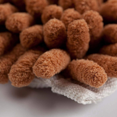 Bathroom 2.5cm Chenille Pet Mat Non Skid Backing Absorbent
