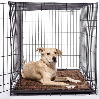 Household 2.5cm Non Slip Dog Crate Mat SGS Chenille Fiber