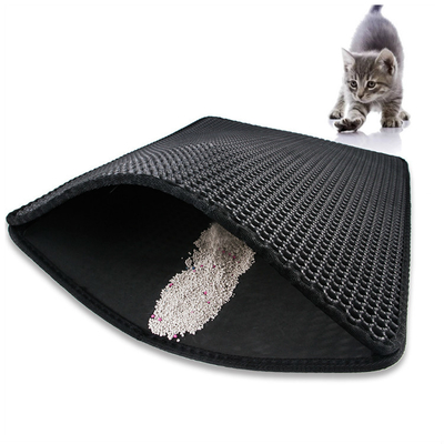 75cm Black Hole Litter Mat EVA Double Layer Cat Litter Pad