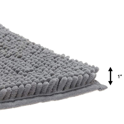 Absorbent 2.5cm Cat Litter Mats 100% Polyester Microfiber