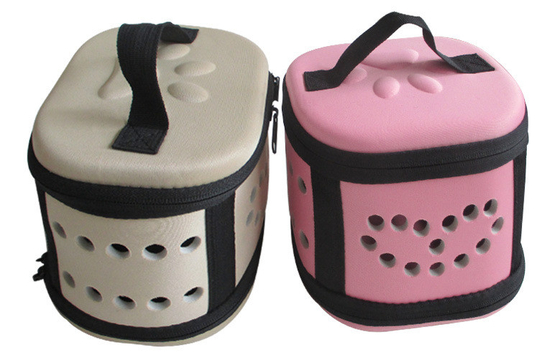 Pink 15cm Travel Dog Food Carrier SGS Portable Dog Food Bag