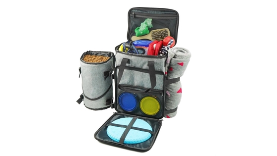 54cm 24cm Portable Dog Food Carrier Tote Adjustable Strap