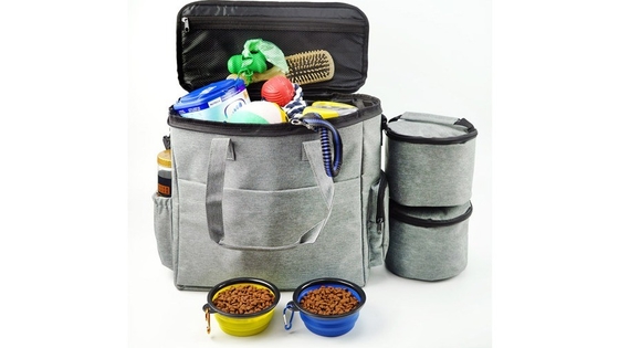 8in Travel Dog Food Carrier 14.5in Camping Dog Food Container