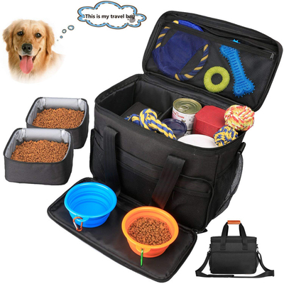 8in Travel Dog Food Carrier 14.5in Camping Dog Food Container