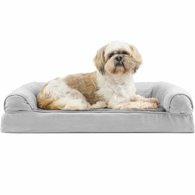 4.8kg Cooling Memory Foam Dog Bed 44in Machine Washable Pet Bed