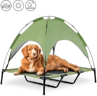 600D Oxford Portable Raised Outside Portable Dog House for Large Dogs
