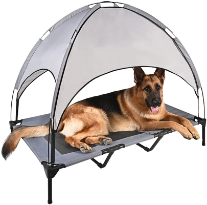 Removable Canopy Portable Raised Extra Carrying Bag Pet Cot