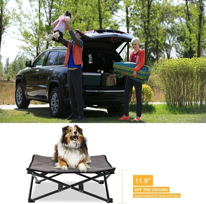 Stable Cooling Washable Mesh Outdoor Travel Dog Bed