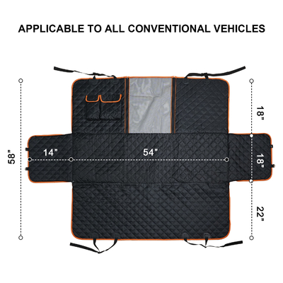 Rear Seat Dog Seat Cover Suv Waterproof Pet Dog Seat Cover 100% Scratch And Skid Proof