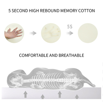 waterproof pet dog car cargo cover with soft memory foam 100% scratch and non-slip dog trunk seat cover for SUV