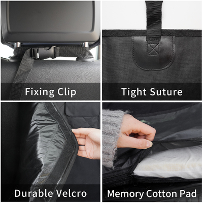 waterproof pet dog car cargo cover with soft memory foam 100% scratch and non-slip dog trunk seat cover for SUV
