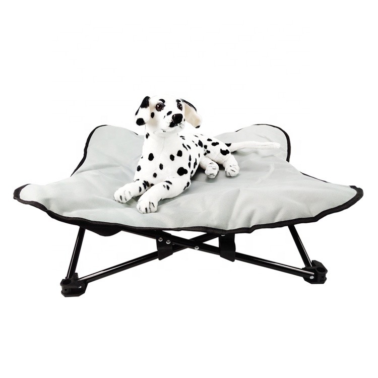 600D Collapsible Elevated Dog Bed 90cm Folding Dog Camp Bed