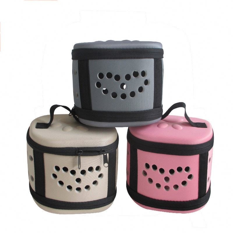 Pink 15cm Travel Dog Food Carrier SGS Portable Dog Food Bag