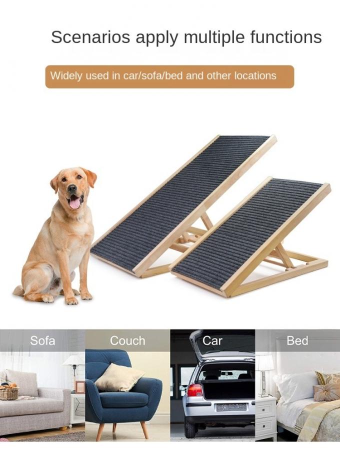 100cm Lightweight Folding Dog Ramp 60cm Indoor Soft Dog Ramp
